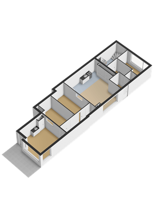 Floorplan - Heemraadstraat 23A, 3752 EM Bunschoten-Spakenburg